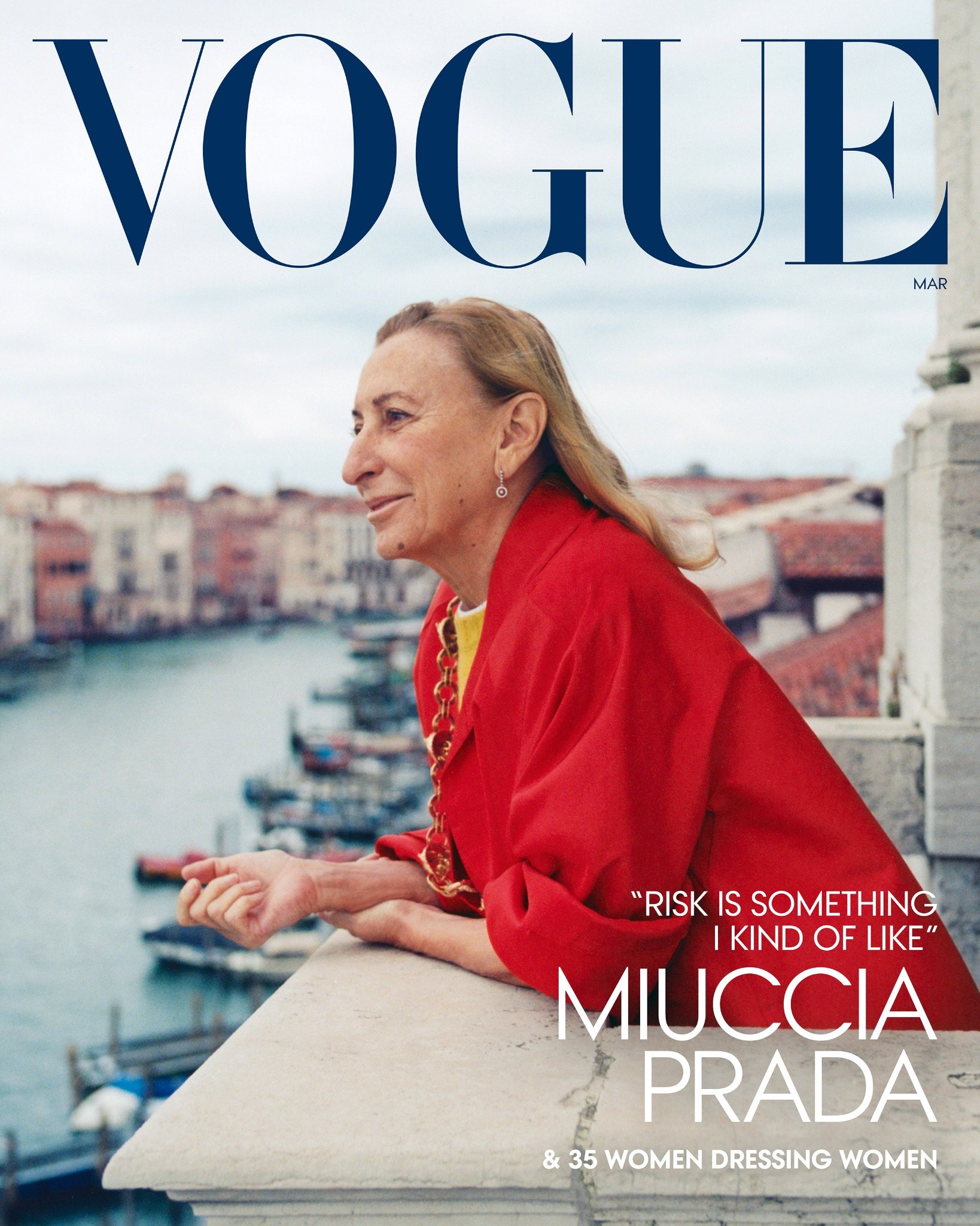 Miuccia Prada photographed by Stef Mitchell for Vogue