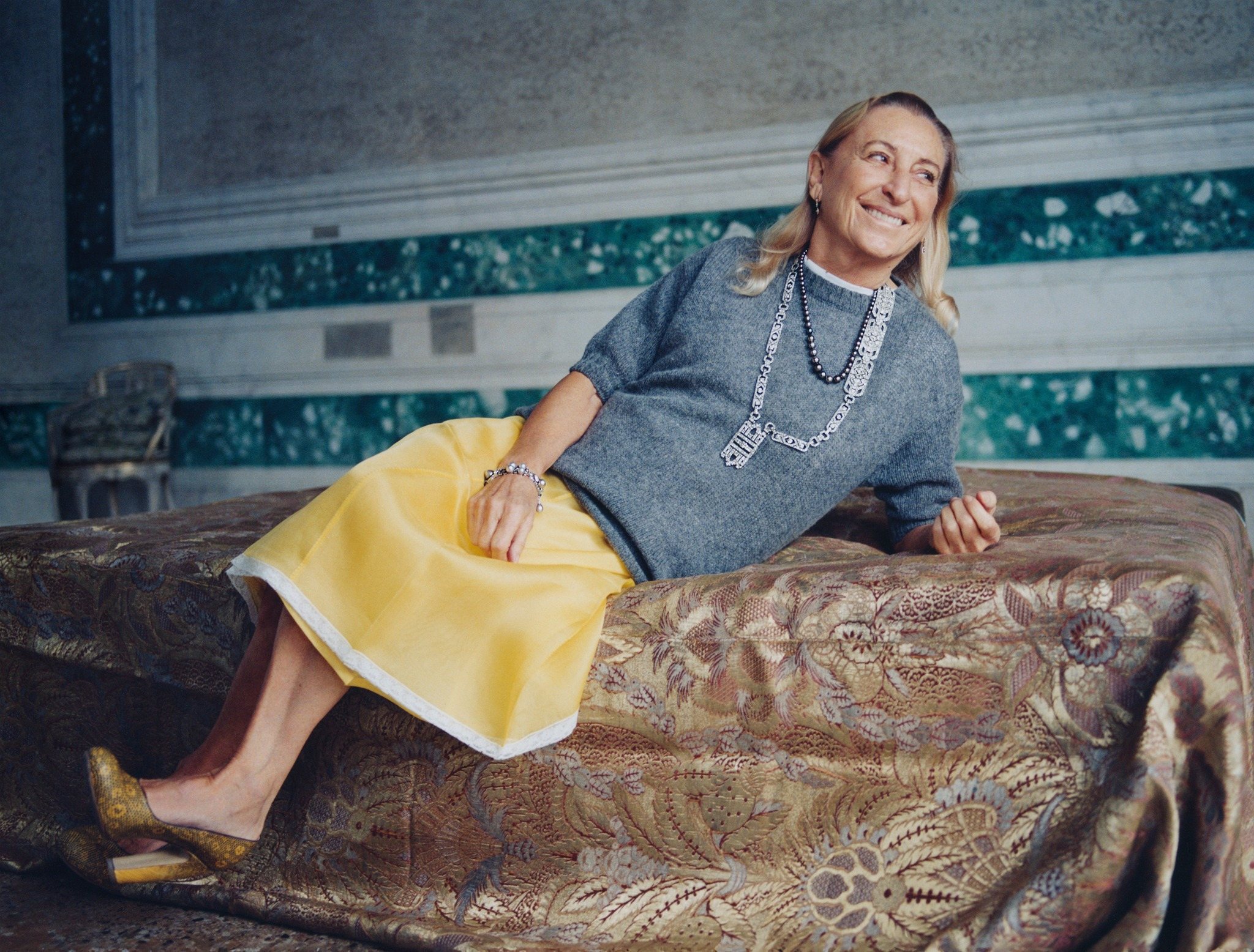 Portrait of Miuccia Prada by Stef Mitchell
