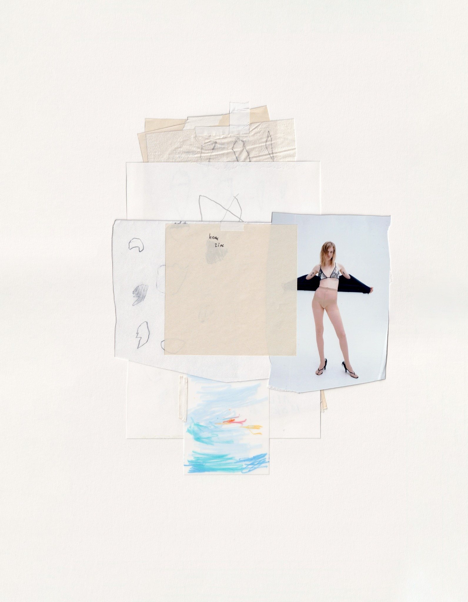 Collage work by Stef Mitchell